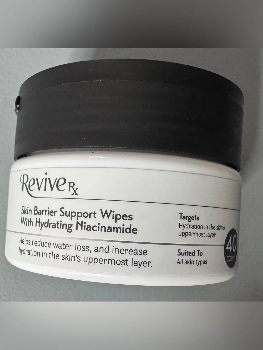 Revive Skin Barrier Support Wipes with Niacinamide 40ct wipes all skin types